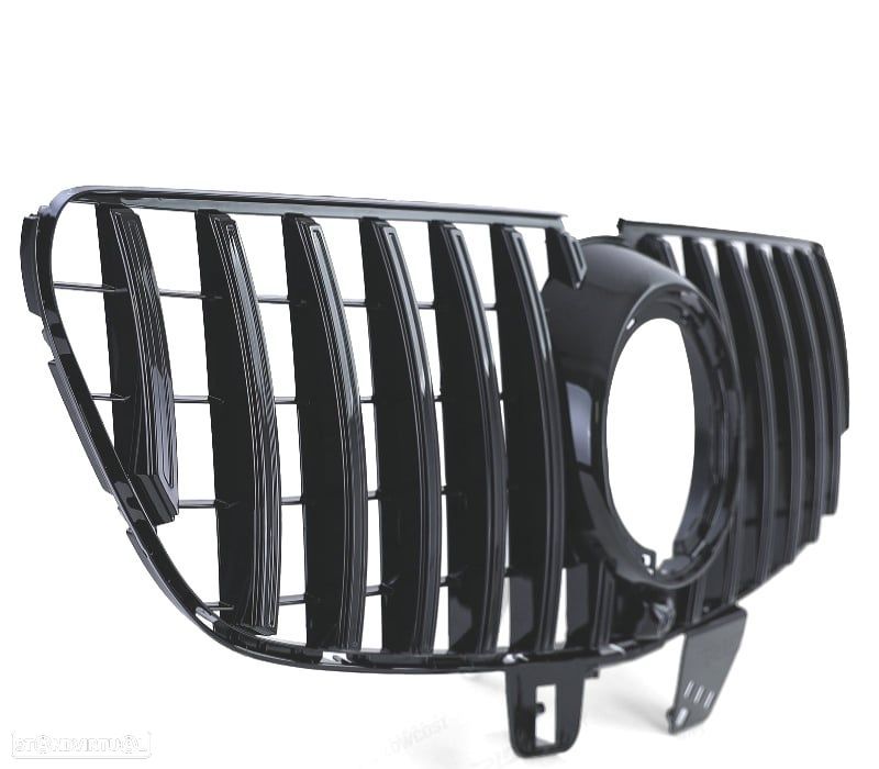 GRELHA FRONTAL MERCEDES V W447 19- LOOK AMG PRETO BRILHANTE - 2