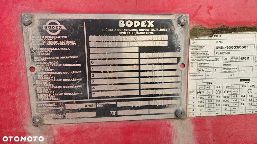 Bodex JANMIL Naczepa Ciężarowa - 19