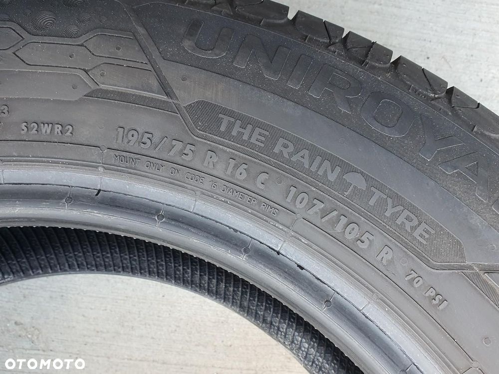 OPONY UNIROYAL RAINMAX 3 195/75/R16C 7MM 2SZT - 5