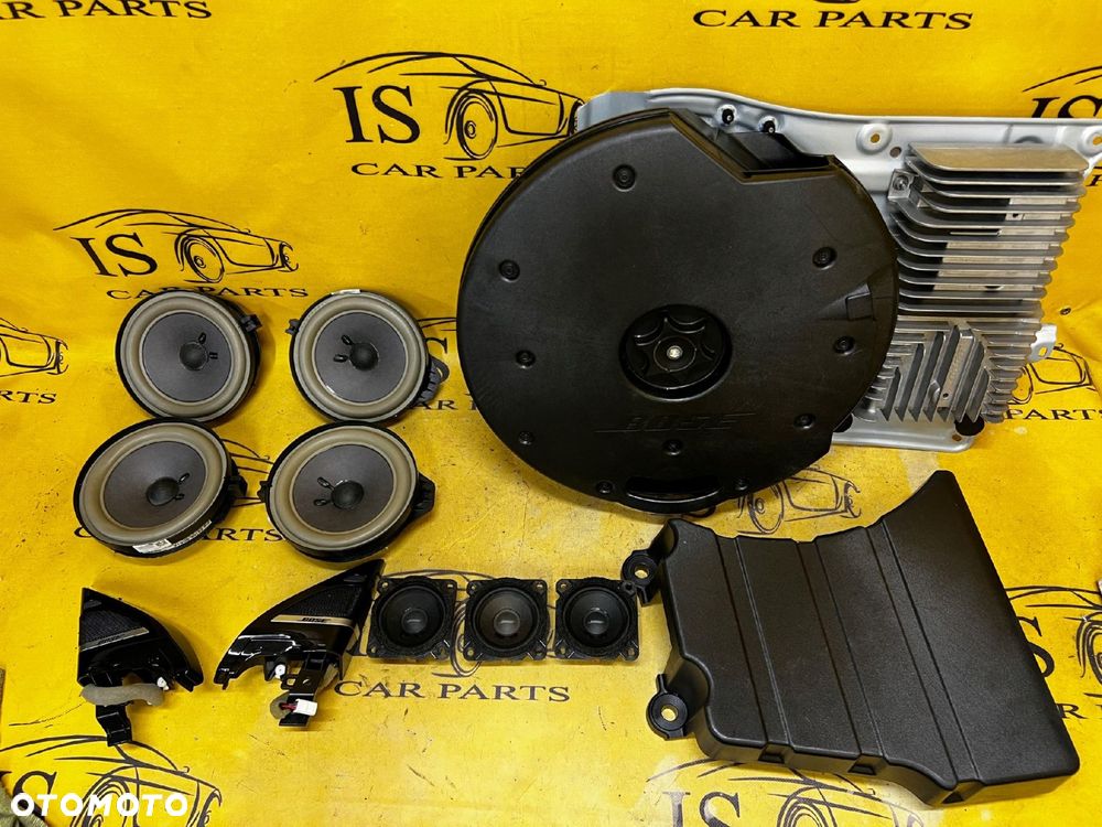 ZESTAW NAGŁOŚNIENIA GŁOŚNIKI WZMACNIACZ SUBWOOFER BOSE INFINITI Q30 - 1