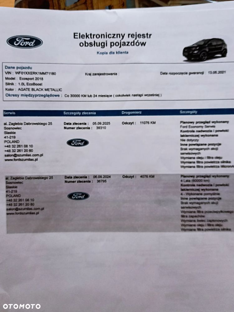 Ford EcoSport 1.0 EcoBoost GPF ST-Line Black ASS - 19