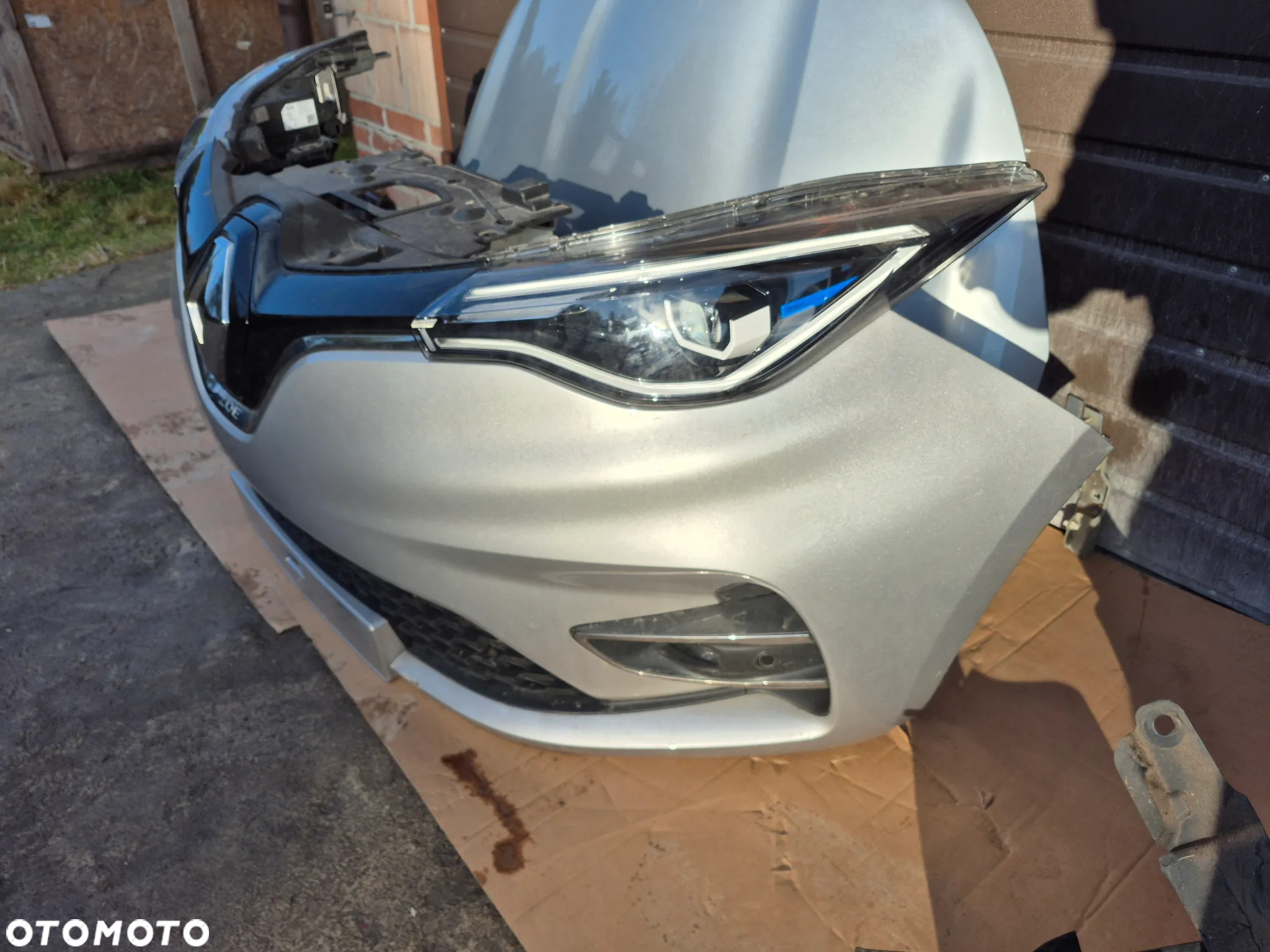 RENAULT ZOE II MASKA BŁOTNIK PRAWY PAS PRZEDNI CHŁODNICE LAMPY KOD LAKIERU TEKQA - 5