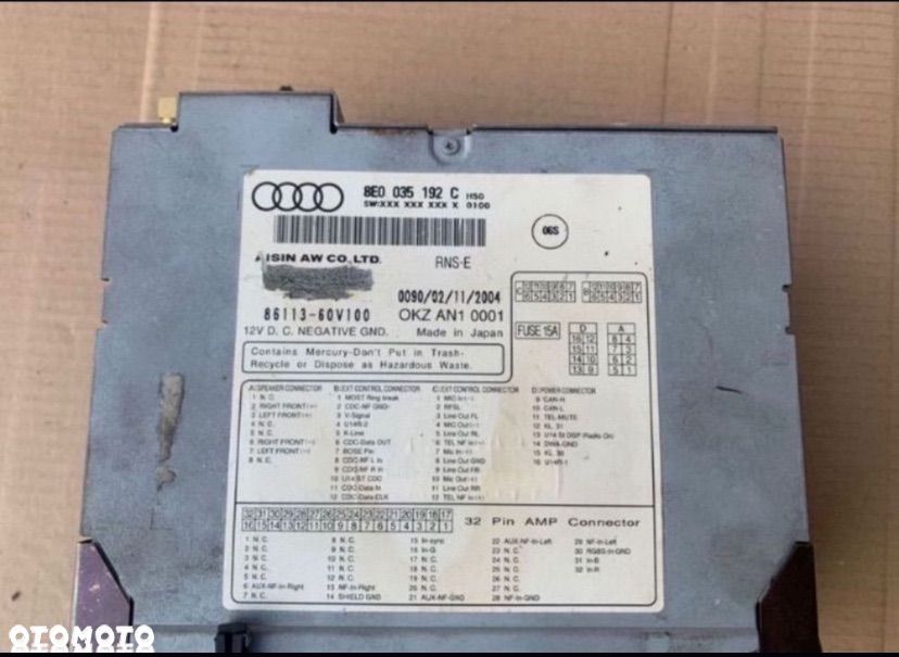 8E0035192C Radio fabryczne navigation plus audi a4 b6 - 3