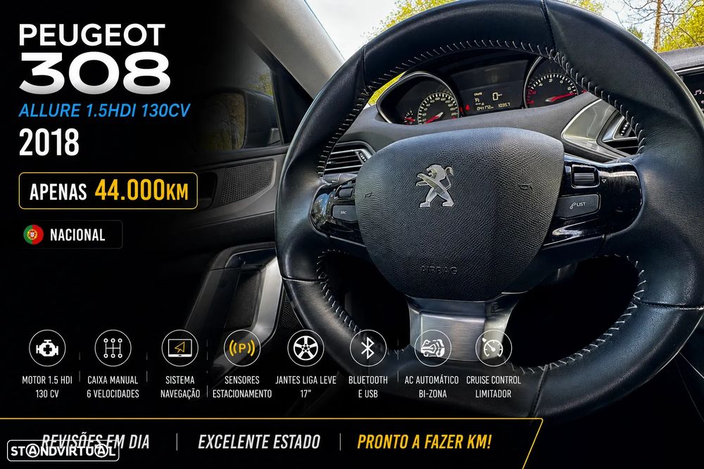 Peugeot 308 1.5 BlueHDi Allure - 10