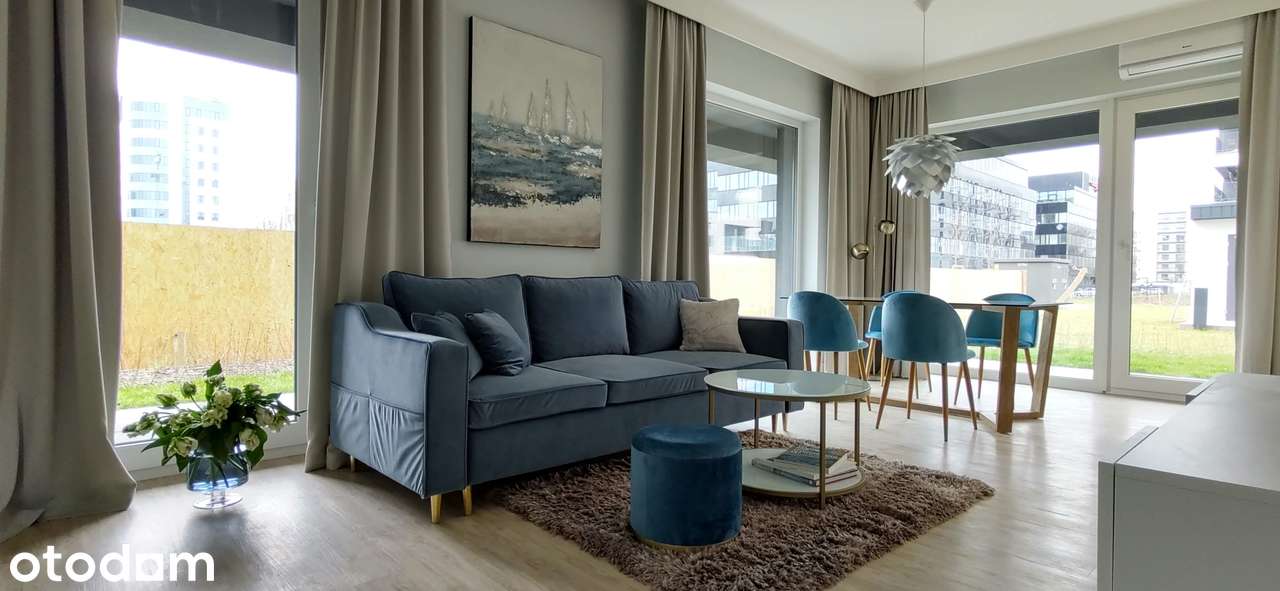 Bezpośrednio | Mokotów RESET | 2 pokoje | Klima | Ogród 60m²