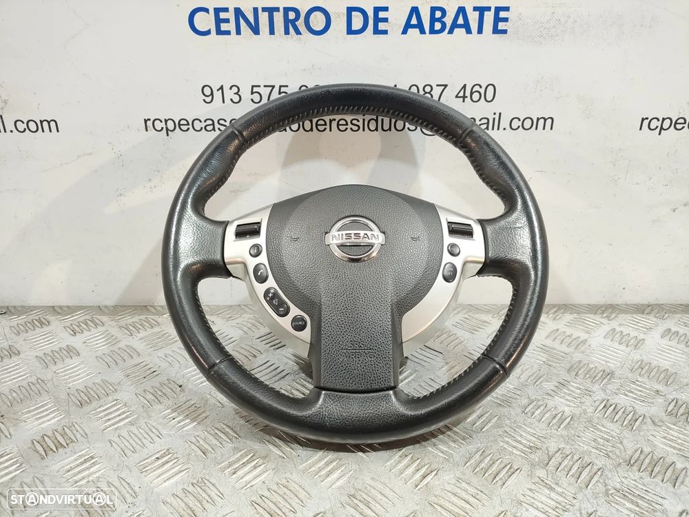 Volante completo em pele original Nissan Qashqai J10 com comandos multifunções - 8