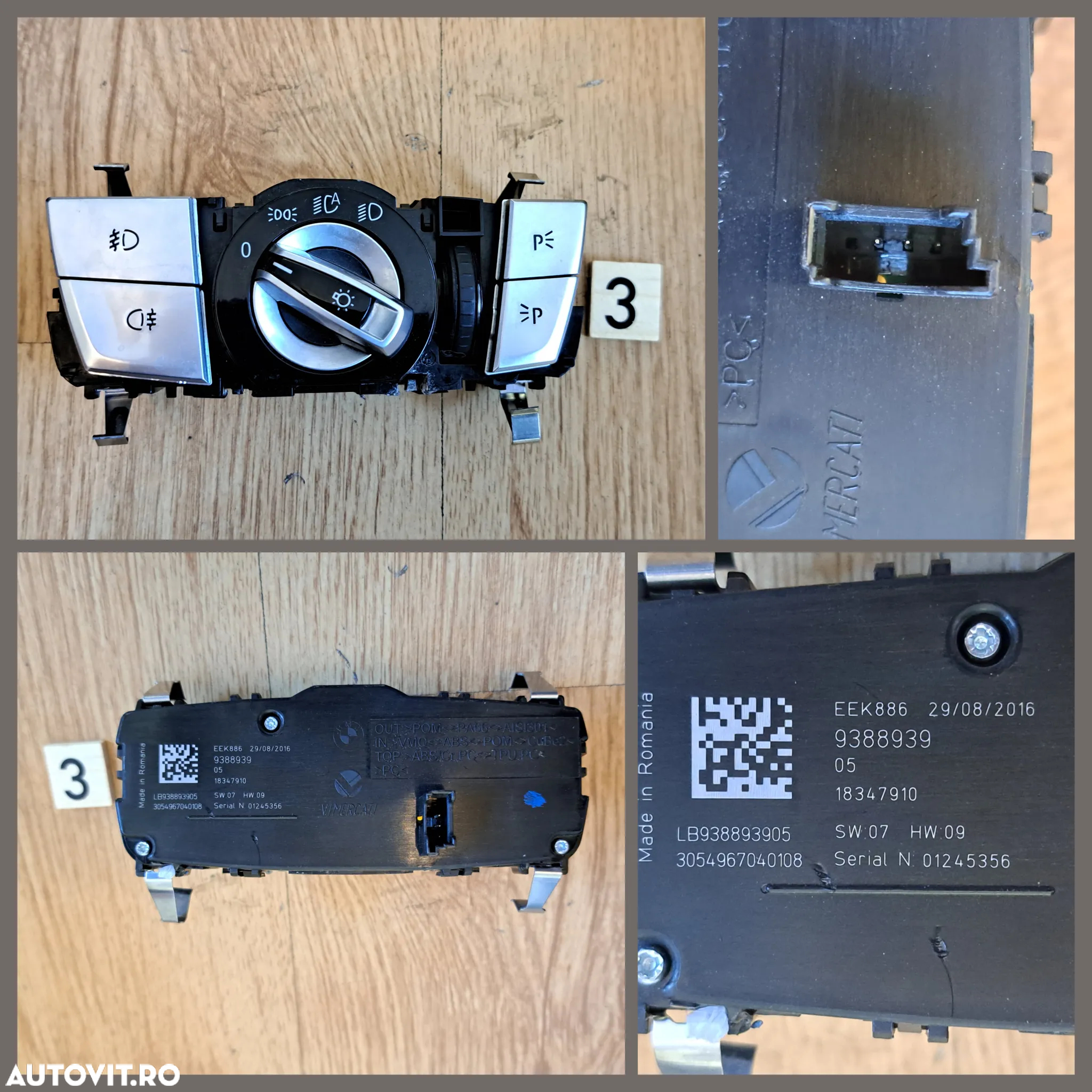 Modul unitate BCM calculator motor bloc lumini modul incalzire scaune switch baterie G30 G31 G32 G11 G12 - 4