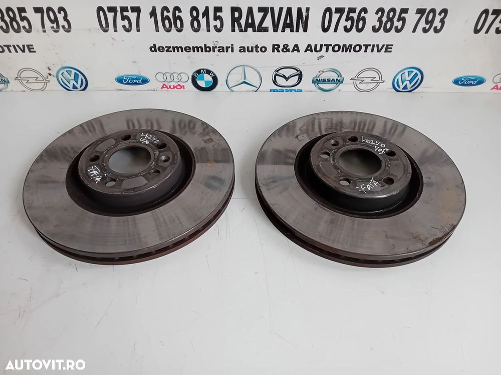 Set 2 Discuri Frana Fata Volvo S90 V90 2.0 D An 2016+ Diametru 25,5 In stare F Buna - 4