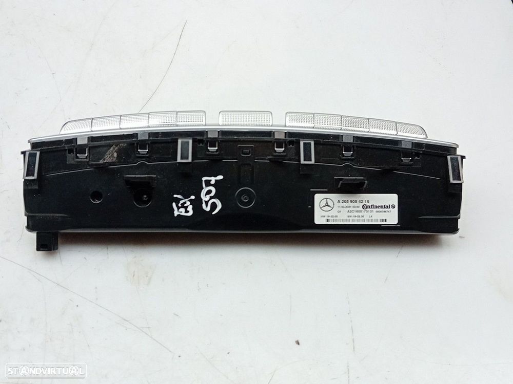 Botão / interruptor do AC MERCEDES-BENZ Classe C Coupé (C205) - 3