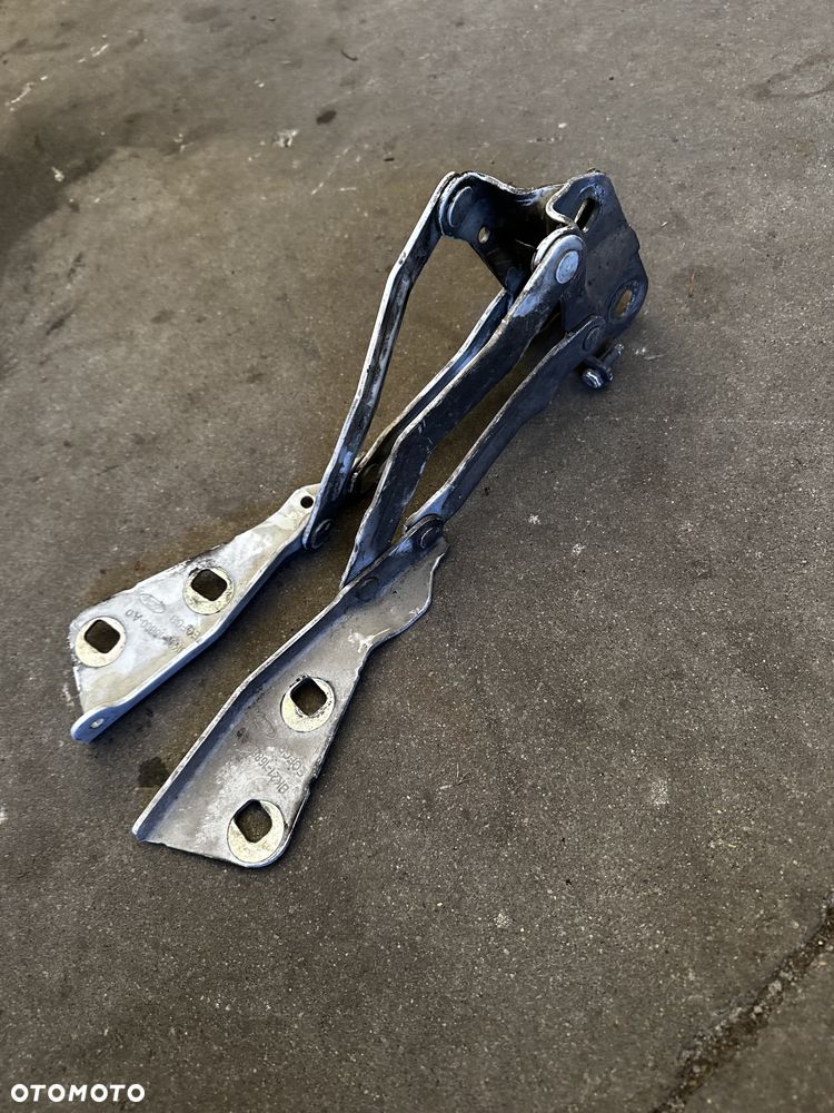 Zawiasy Maski Lewy Prawy Komplet Ford Transit Custom Demontaż BK21-16800-AD BK21-16801-AD - 3