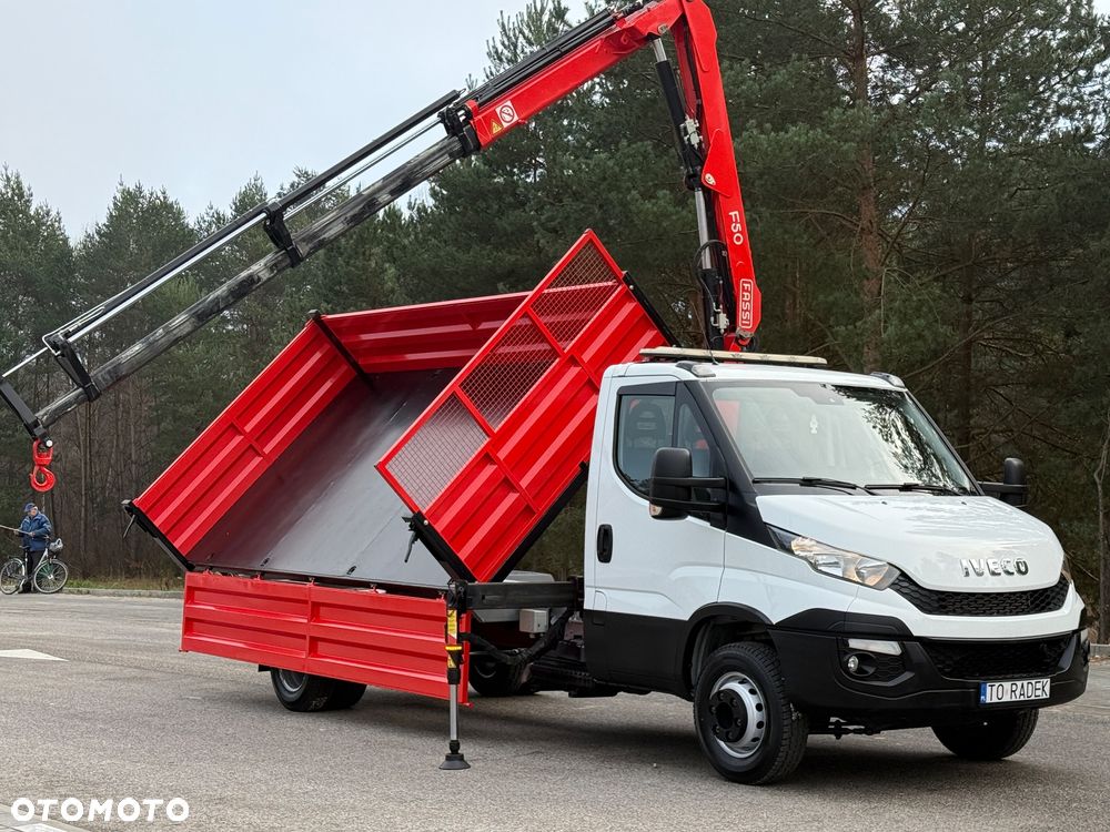 Iveco DAILY 72-180 3.0 HPI 170KM * HDS FASSI F 50* 2125kg Udźwig * Wywrotka 3 Stronna * 11 metrów wysuwu - 35