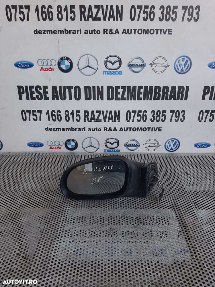 Oglinda Stanga Electrica Mercedes A Class W168 Model 1998-1999-2000-2001-2002-2003-2004 Vandut De F - 2
