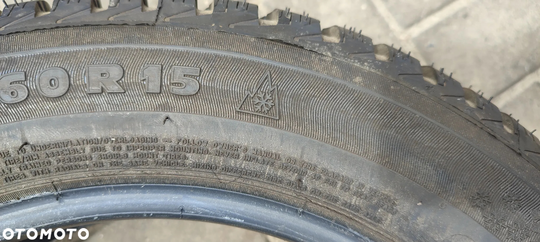 OPONY ZIMOWE 185/60 R15 MICHELIN ALPIN A4 (0817) ZIMA 4 SZTUKI KOMPLET - 8