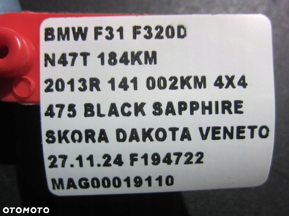 BMW N47 F20 F30 F10 320D GŁOWICA SILNIKA CYLINDRÓW 7810463 11127810463 - 10