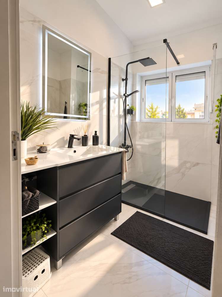 Apartamento T2,  1º Andar na Quinta do Conde com Arrecadação - Grande imagem: 5/11