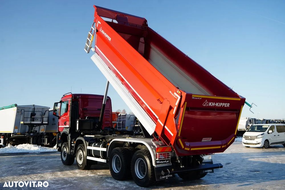 MAN TGS 41.480 / 8X8 / ​​BASCULATOR / AUTOMAT / NOU-NOUȚ / ECHIPAMENTE BOGATE / DISPONIBIL IMEDIAT / AUR METALIC / - 4