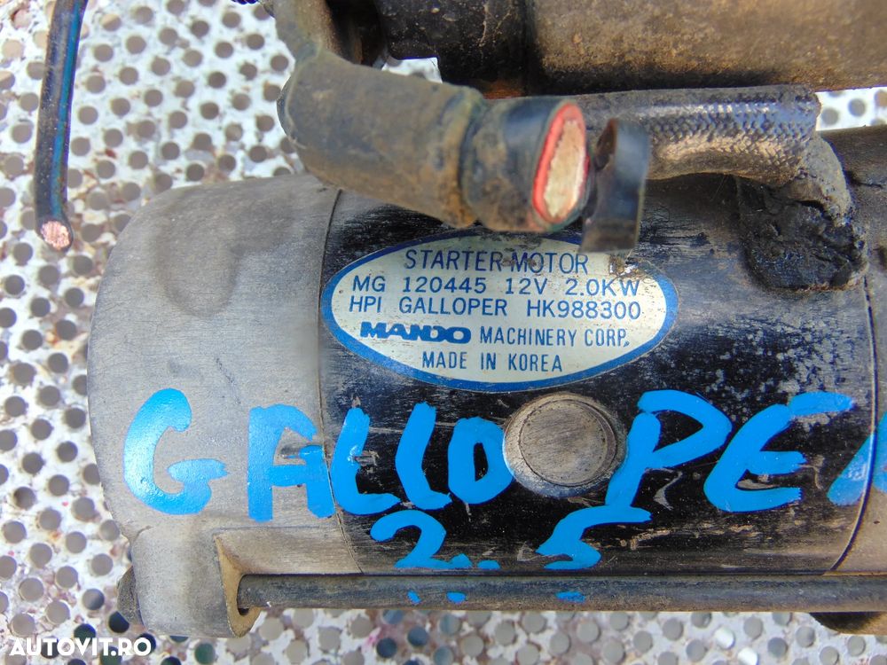Electromotor Hyundai Galloper 2.5 mitsubishi pajero l200 2.5 - 2
