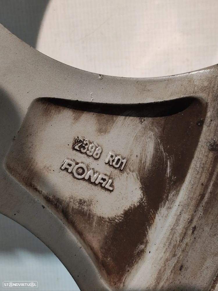 JANTES ORIGINAIS RONAL VW VOLKSWAGEN POLO GTI 5 V MK5 6R 6R1 6C1 17 POLEGADAS 7J ET46 5X100 - 7