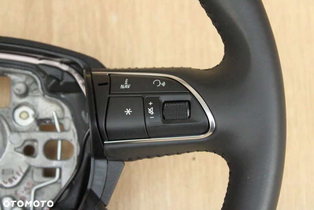 KIEROWNICA MULTIFUNKCJA SKÓRA CZARNY POŁYSK AUDI A6 C7 LIFT 4G0419091M 70km - 4