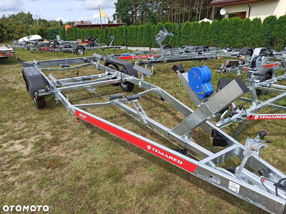 TEMARED Przyczepa B20 łódź do 6,5m DMC 2000 kg podłodziowa - 1