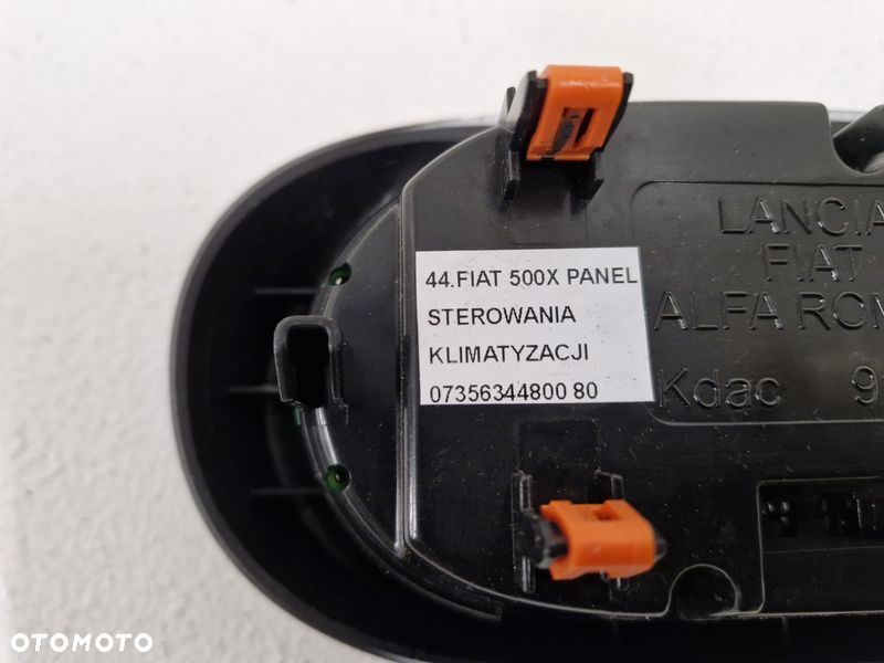 FIAT 500X PANEL STEROWANIA KLIMATYZACJI 07356344800 - 7