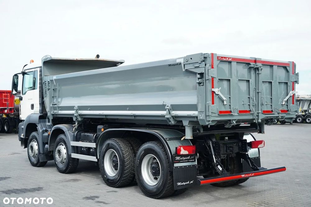 MAN TGS 35.420 / 8X4 / WYWROTKA 2 STRONNA - 6 M / HYDROBURTA / HYDROKLAPA /  BORDMATIC / EURO 6 - 14
