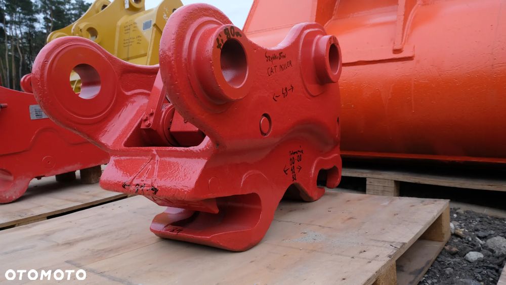 Szybkozłącze CAT 320  fi 80 mm MIller pasujące do innych maszyn koparki 18-25 ton - 6