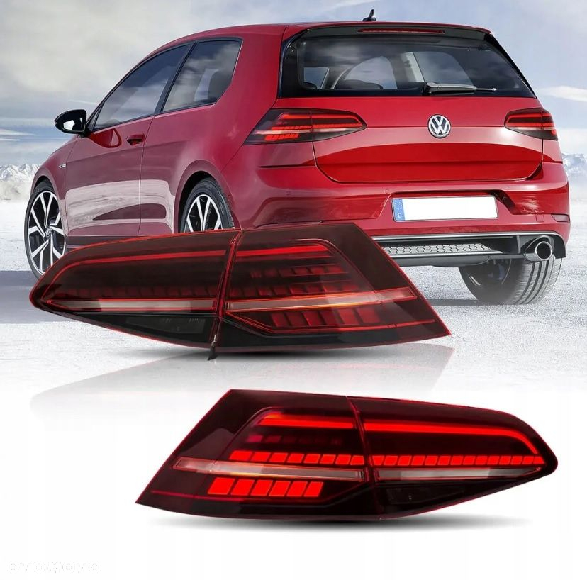 Lampy tyl ne kpl Vland LED Diody Dynamiczne Tuning Gtilook VW Golf VII 7 5g - 2