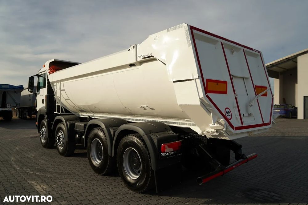 MAN TGS 35.440 / 8X4 / BASCULĂ SPATE / CLAPETĂ HIDRAULICĂ / MANUALĂ / EURO 5 - 9