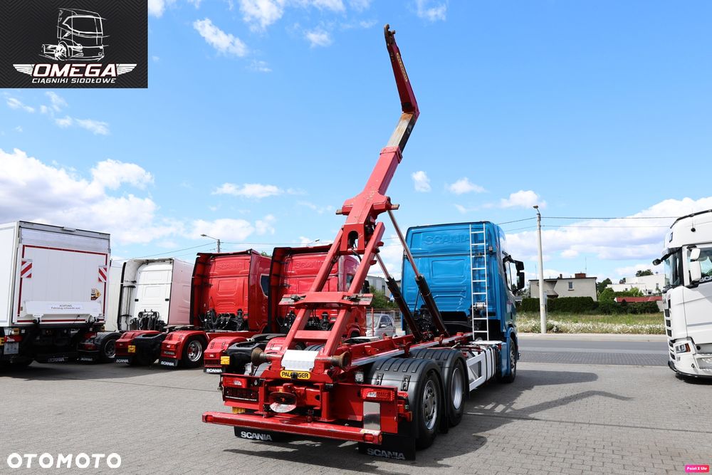 Scania R 450 Hakowiec // Oś skrętna // PALFINGER // Klima postojowa / - 37