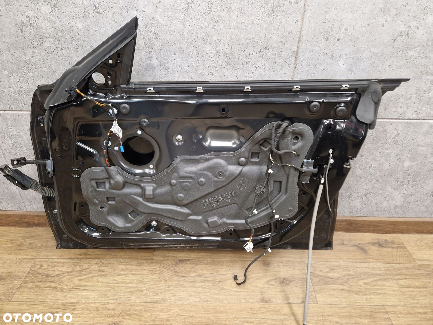 BMW F36 DRZWI PRAWE PRAWY PRZÓD KOMPLETNE SZYBA 16R 475 BLACK SAPPHIRE ORI - 12