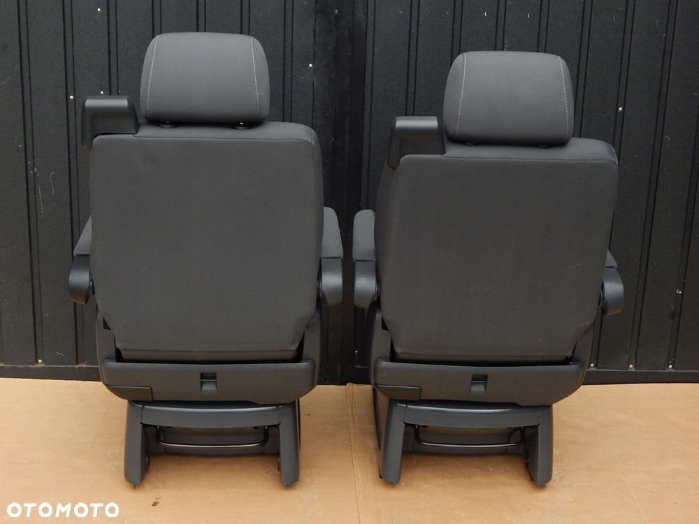 vw t5 lift t6 t6.1 multivan fotel nieobrotowy tył ii rząd team komplet - 7