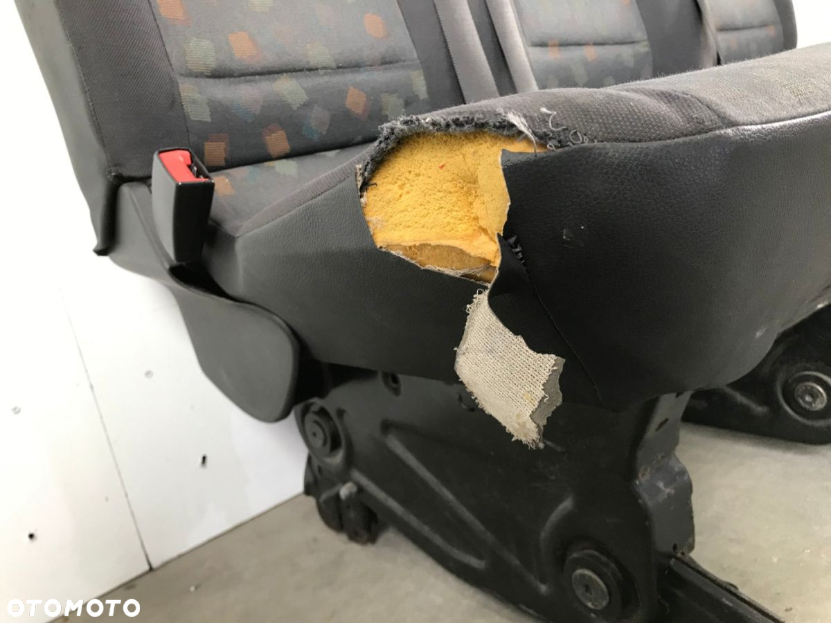 Fotele Mercedes Vito W639 Viano 03-14r. 8 osobowy kanapa trzeci 3 rząd komfort komplet ORYGINALNE - 5