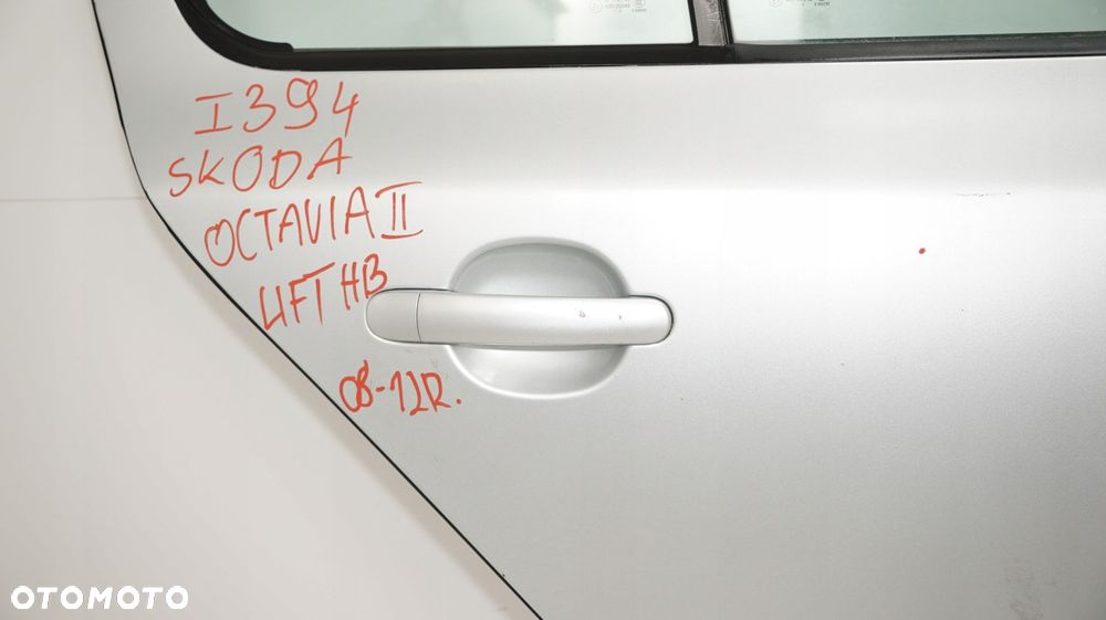 DRZWI PRAWY TYŁ SKODA OCTAVIA II LIFT 08-13R HB LA7W - 4