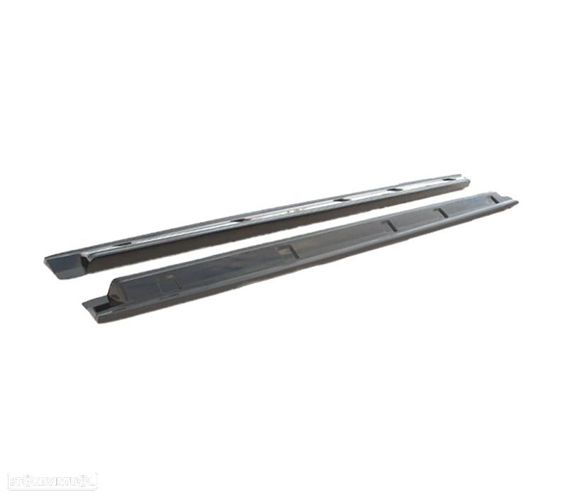 EXTENSÕES EMBALADEIRAS LATERAIS VOLKSWAGEN VW CADDY LWB 21- PRETO BRILHANTE - 2