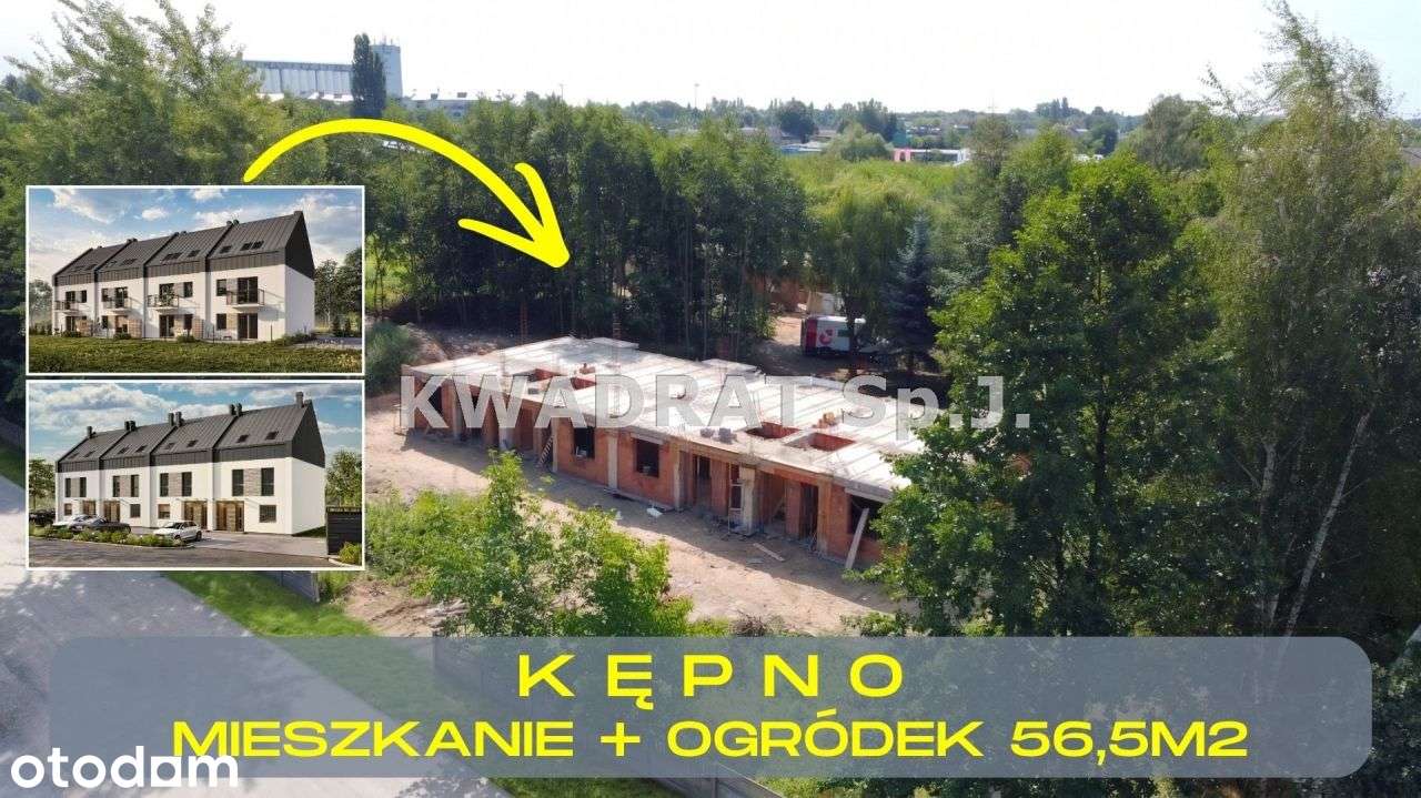 Mieszkania w Kępnie pow. 56,50m2 ogródek + taras
