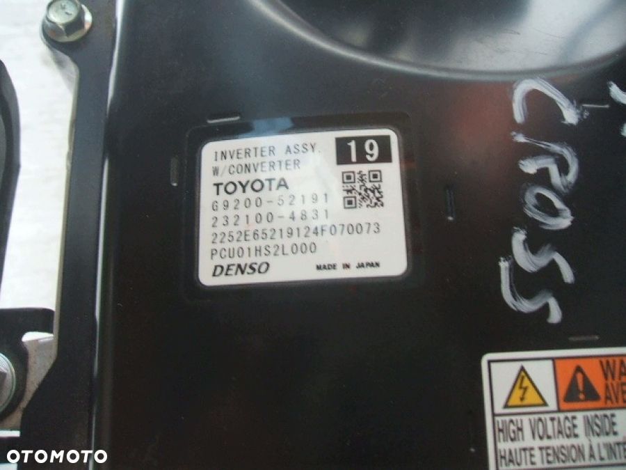 TOYOTA YARIS IV CROSS 1.5 KONWERTER FALOWNIK INWERTER INVERTER PRZETWORNICA - 8