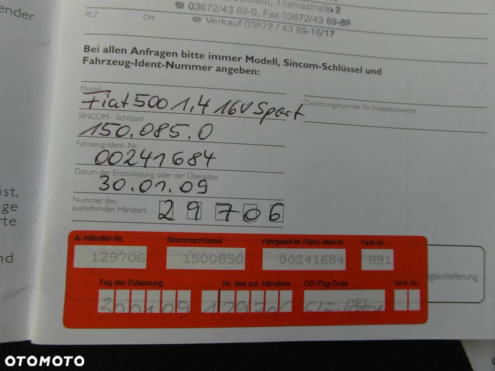 Fiat 500 1.4 16V Lounge - 37