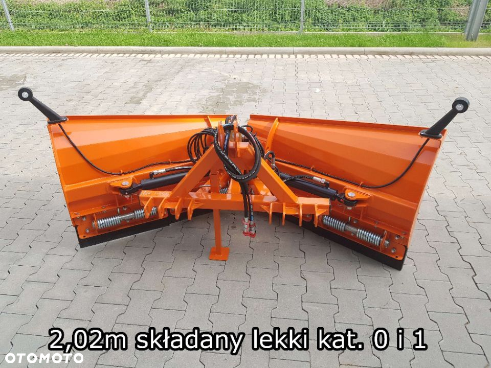 Pług SKŁADANY do śniegu komunalny śnieżny STRZAŁKA METAL TECHNIK 1,52m 1,82m 2,02m  2,1m 2,22m 2,6 3 - 8