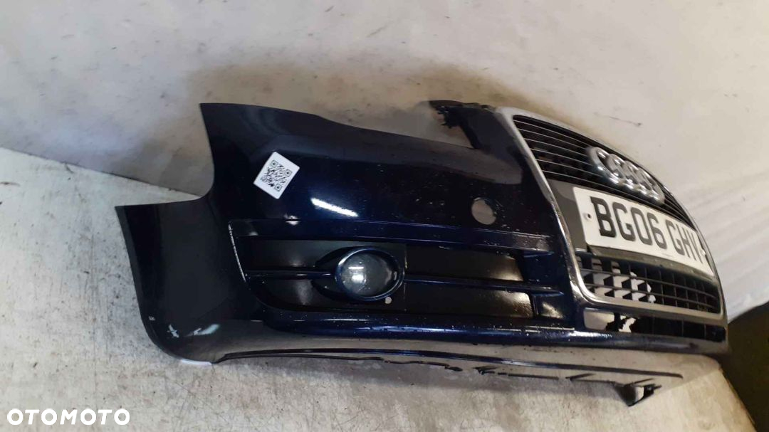 + ZDERZAK PRZÓD PRZEDNI DO AUDI A4 B7 LZ5J GRANATOWY HALOGENY - 4