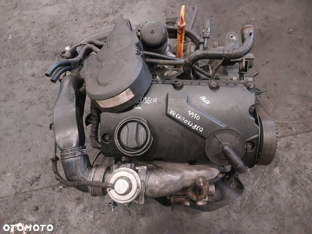 SILNIK DIESEL SKODA SUPERB I 1.9 TDI AWX 038130073AR 038145702G - 8