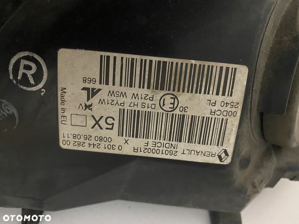 lampy megane III 3 GT bi xenon komplet EU całe - 11
