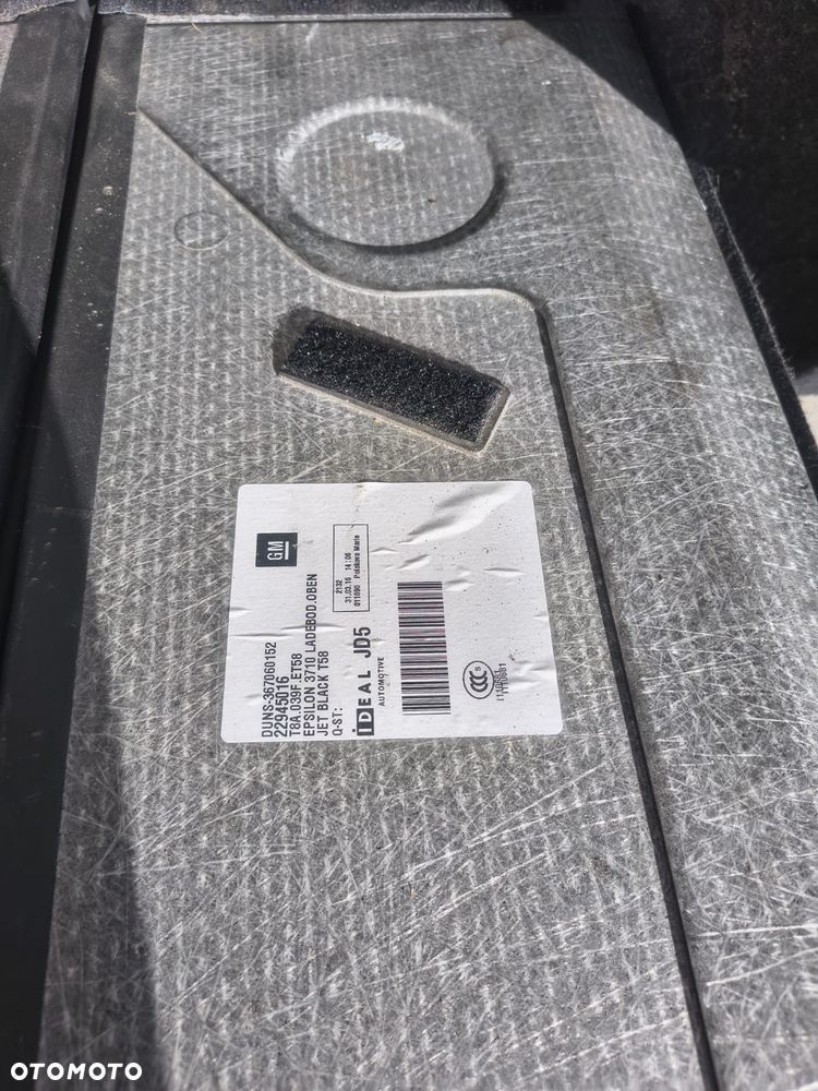 OPEL INSIGNIA A KOMBI DYWAN PŁYTA WYKŁADZINA BAGAŻNIKA  22945016 - 2