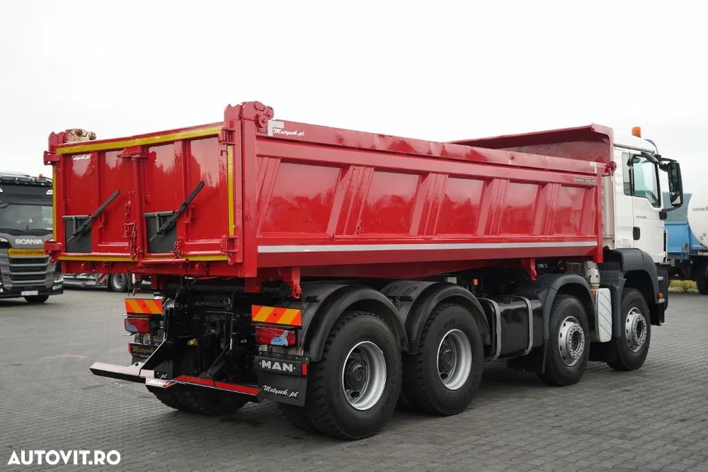 MAN TGS 35.400 / 8X4 / BASCULATOR CU 2 LATE / HIDRODECKER / MEILLER / AUTOMAT - 15