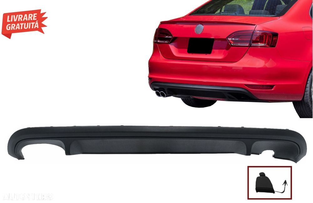 Difuzor Bara Spate VW Jetta Mk6 VI (2011-2014) GLI Design- livrare gratuita - 11