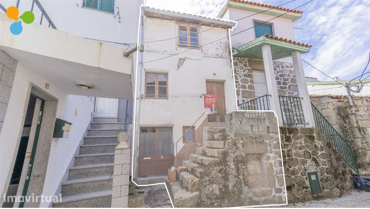 Moradia de 3 pisos para reabilitação , Centro histórico do Teixoso - Grande imagem: 2/22