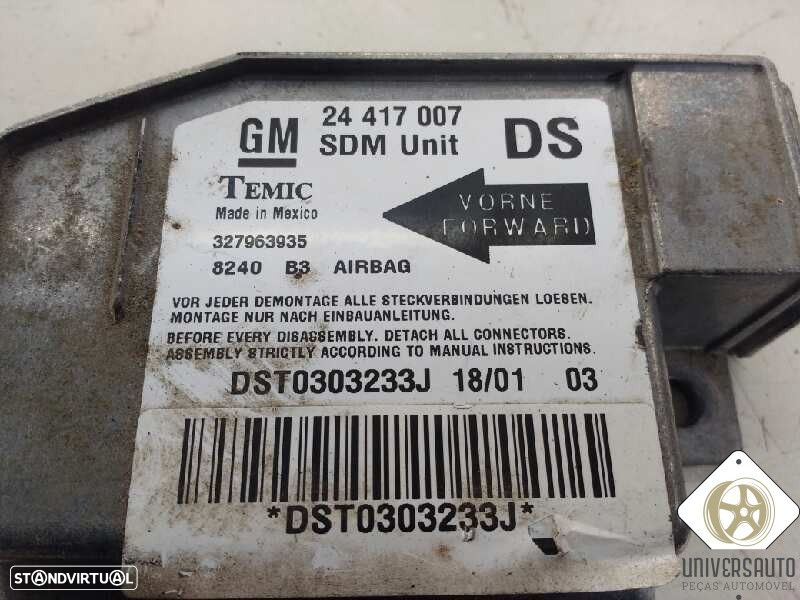 CENTRALINA AIRBAG OPEL CORSA C 2001 - 6