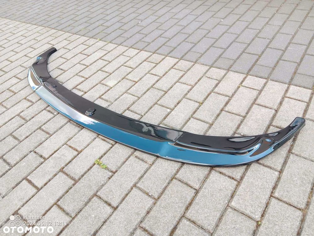 bmw f30 F31 m3 look splitter dokładka zderzaka przedniego BLACK - 4