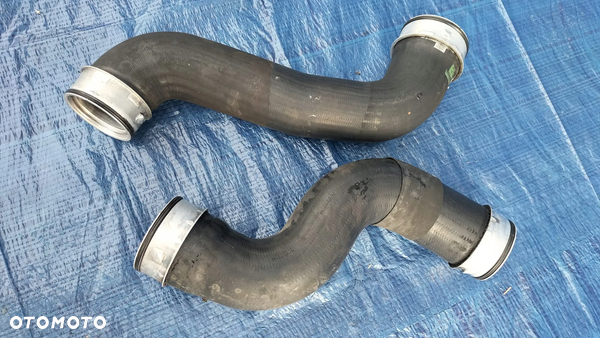 PRZEWÓD RURKA WĄŻ INTERCOOLERA LEWY PRAWY KOMPLET A2115283782 A2115282882 MERCEDES W211 3.2 CDI R6 OM648 648
