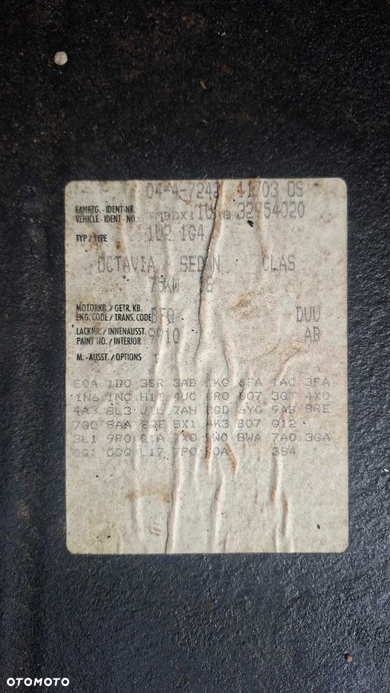 Silnik 1.6 8V BFQ Kompletny Golf IV Octavia Leon Audi A3 - 2